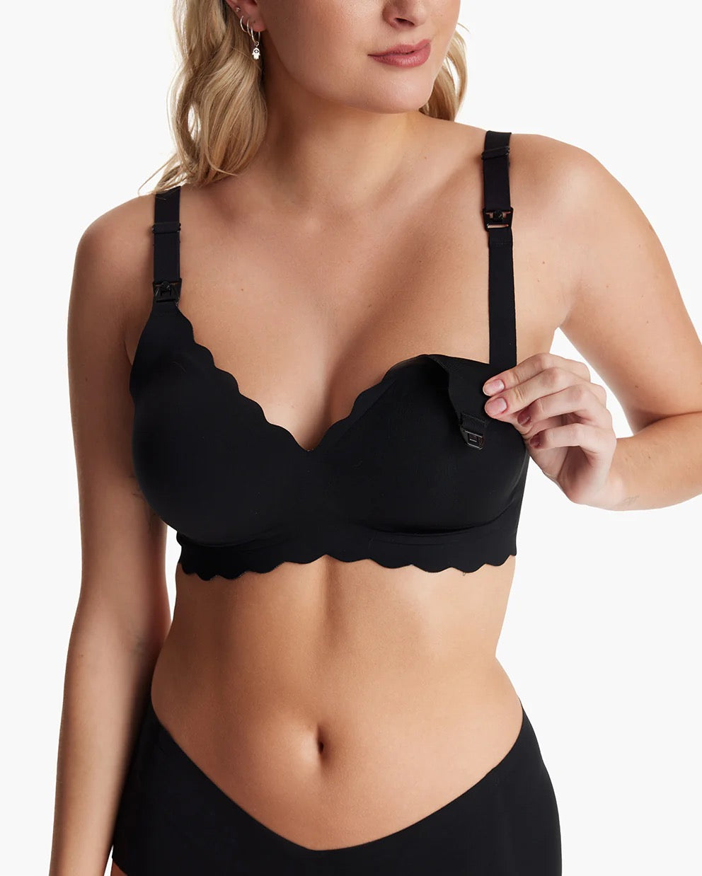 Jelly Strip - Seamless Floral Push up Nursing Bra