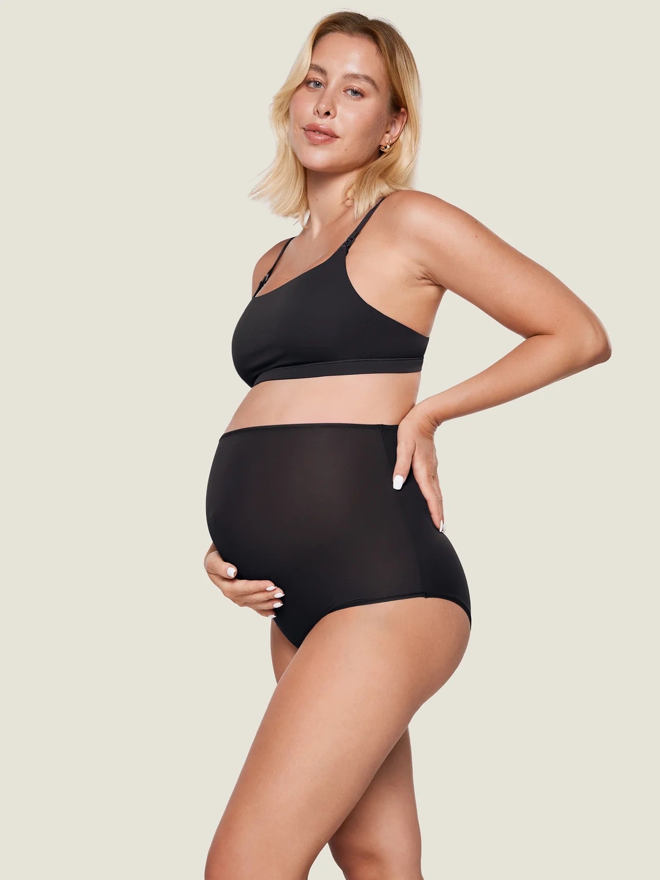 Soft High Waist Maternity Underwear