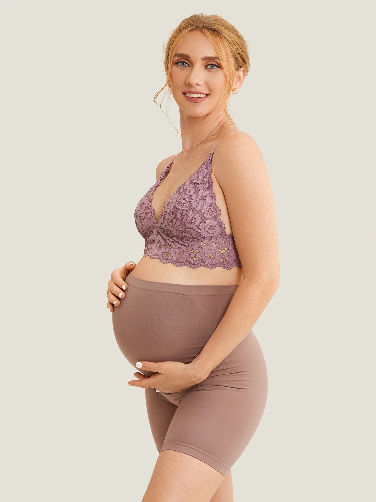 High Waist Shapewear Maternity Shorts