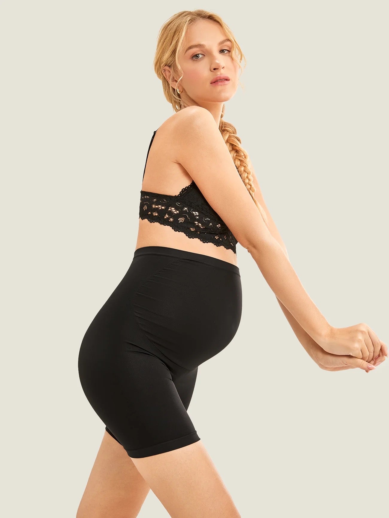 High Waist Shapewear Maternity Shorts