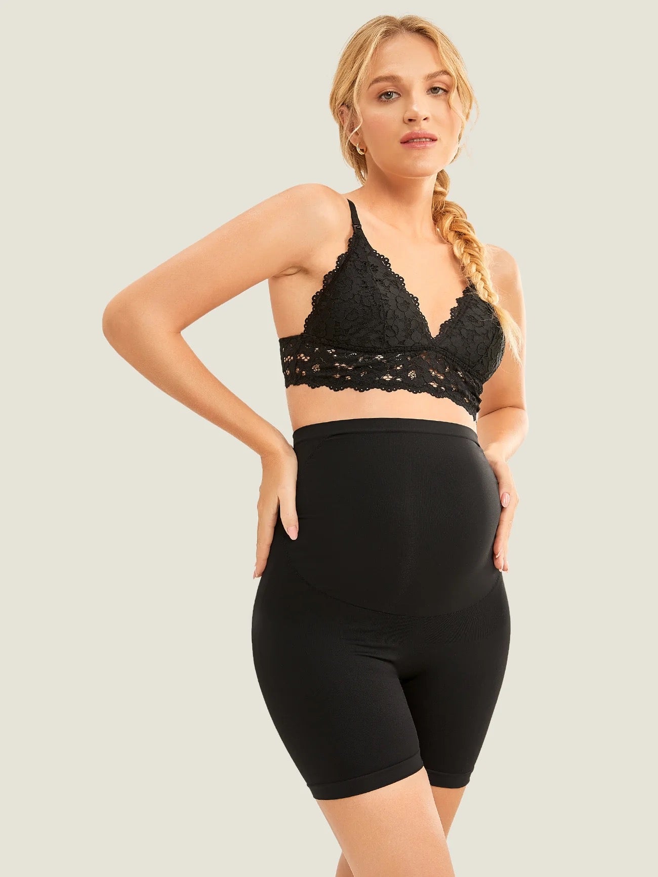 High Waist Shapewear Maternity Shorts